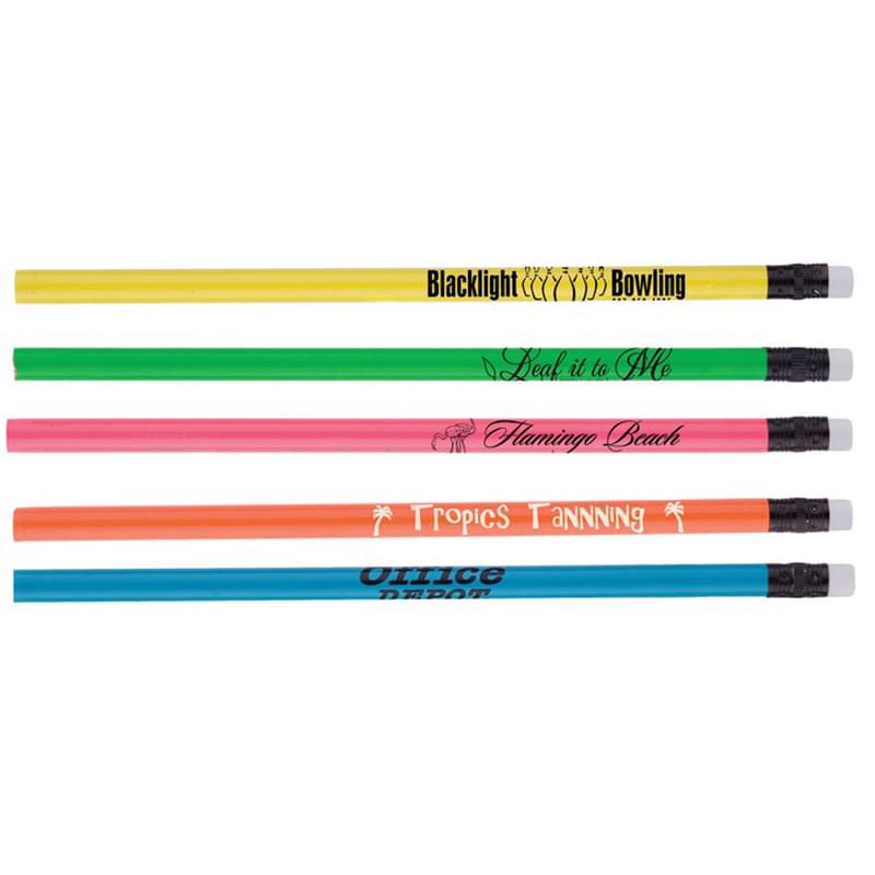 Neon&trade; #2 Pencil with White Eraser